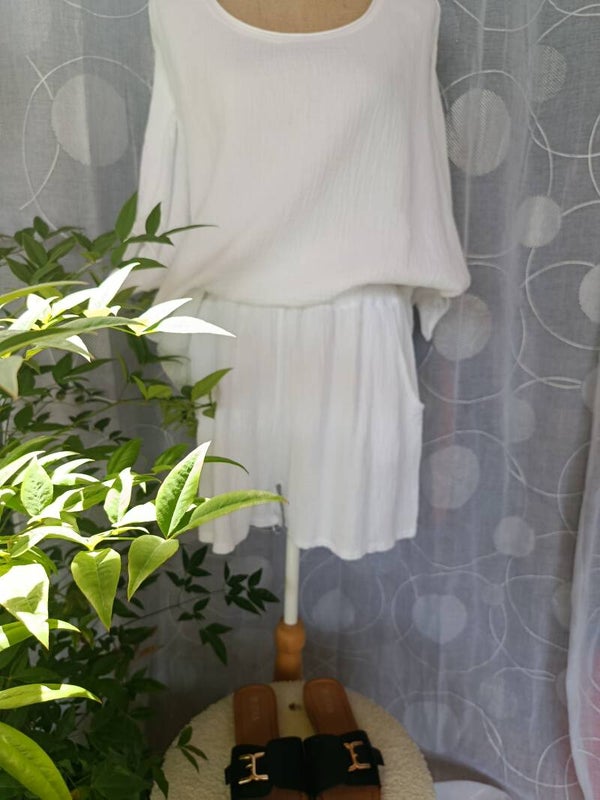 Ensemble gaze de coton