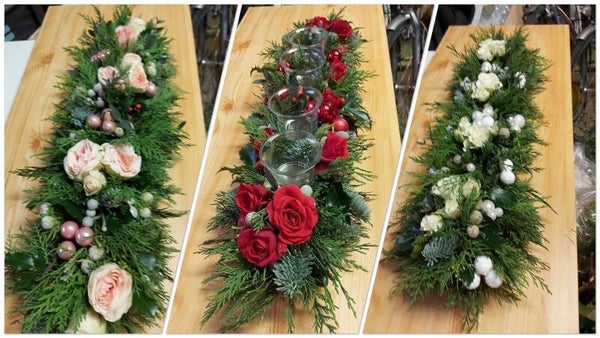 Kerst tafelstuk 12 dec om 19u