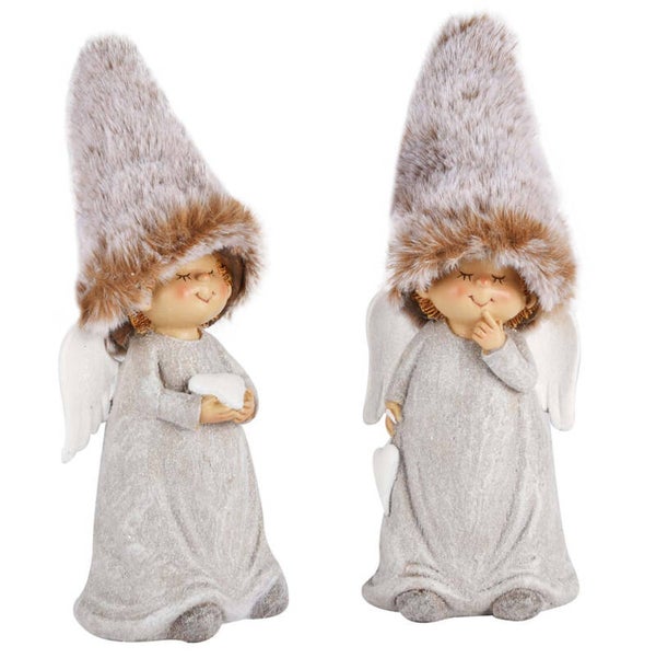 engeltje met bontmuts