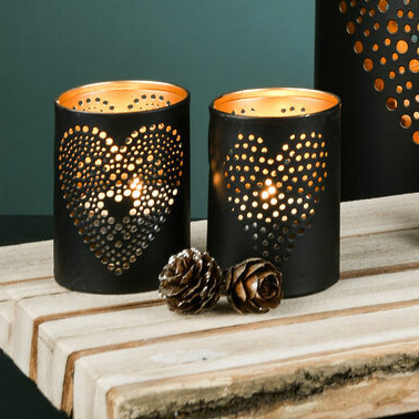 Theelichthouder 'In love'