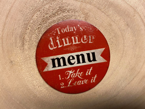 Today's dinner menu