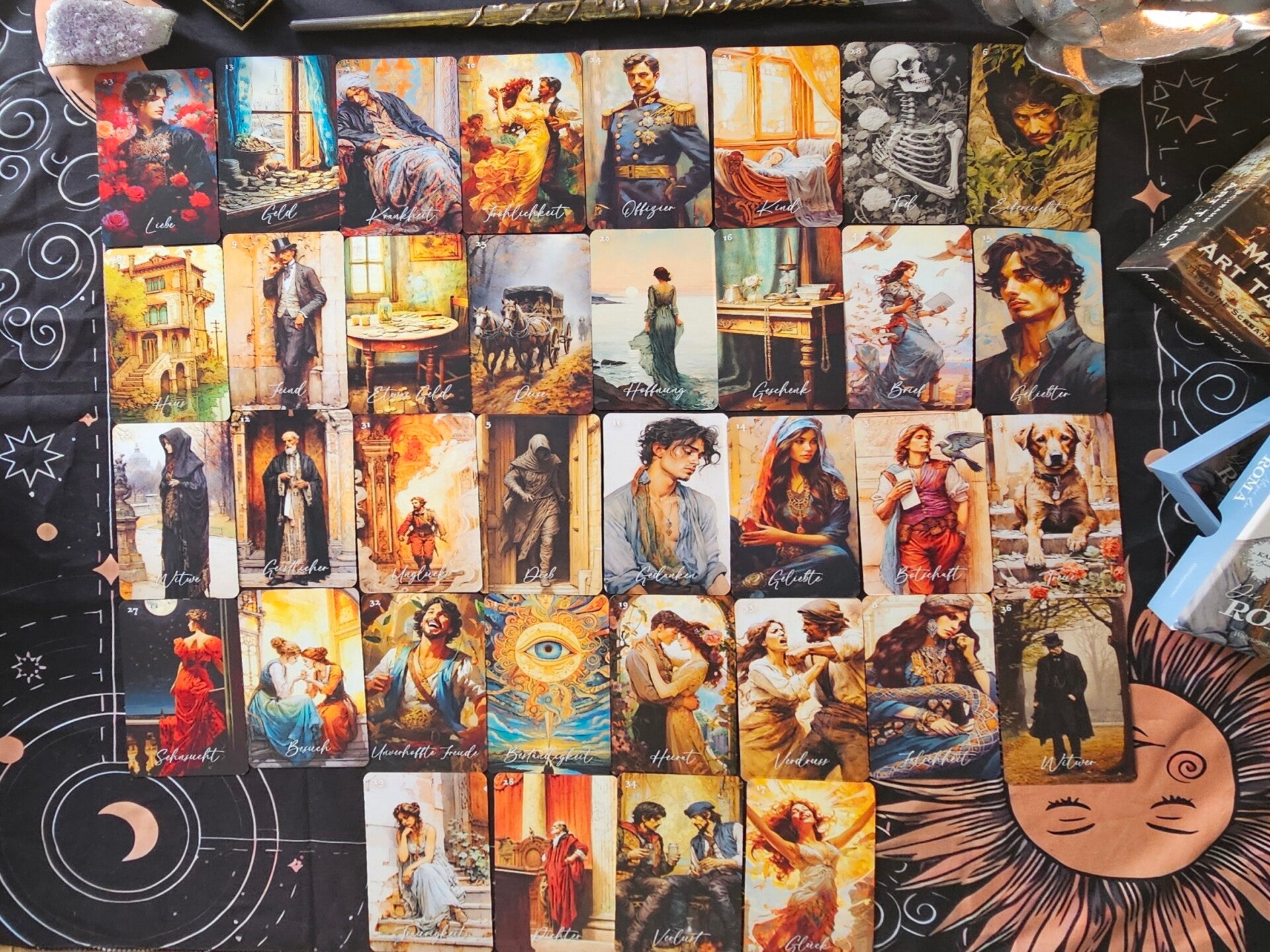 🔮 Tarot Reading – Das Große Blatt mit Zigeunerkarten Ein Blick in den Spiegel deiner Seele
