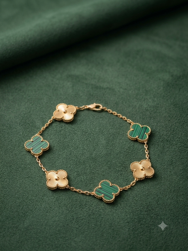 Bracelet clover green
