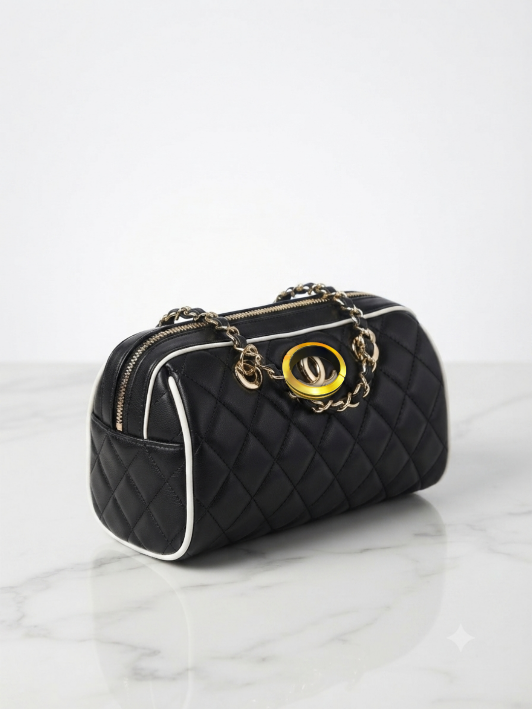 5 bag black pu