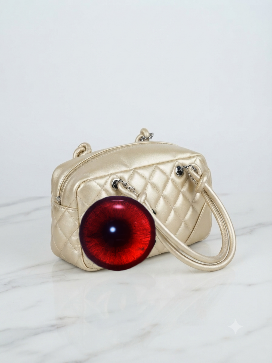 14 Gold bag pu