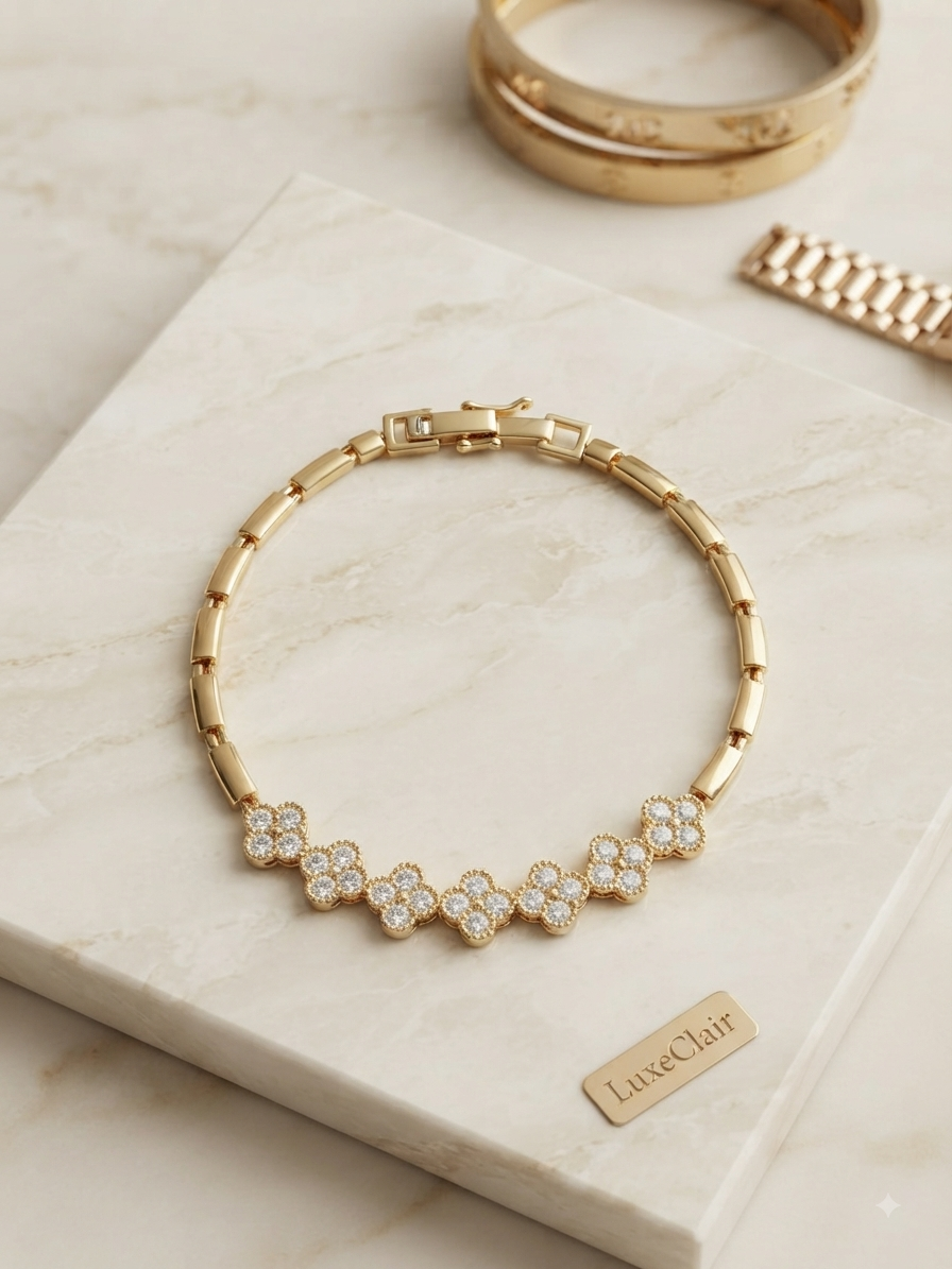 Bracelet half clover
