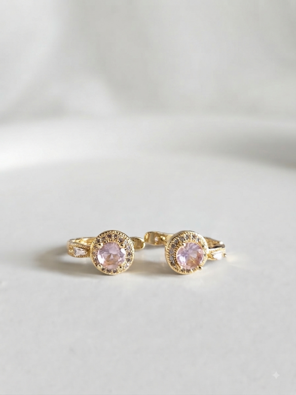 Earrings sweet pink