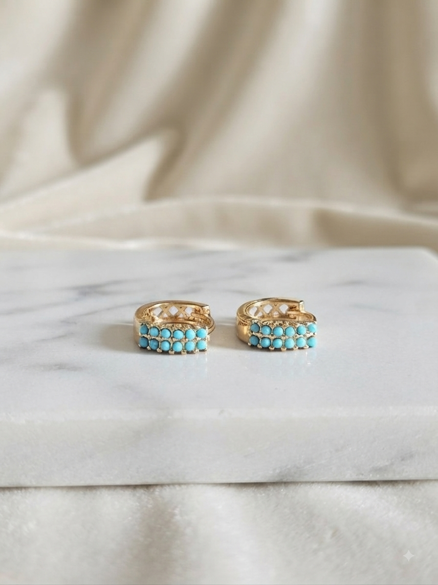 Earrings turquoise dreams