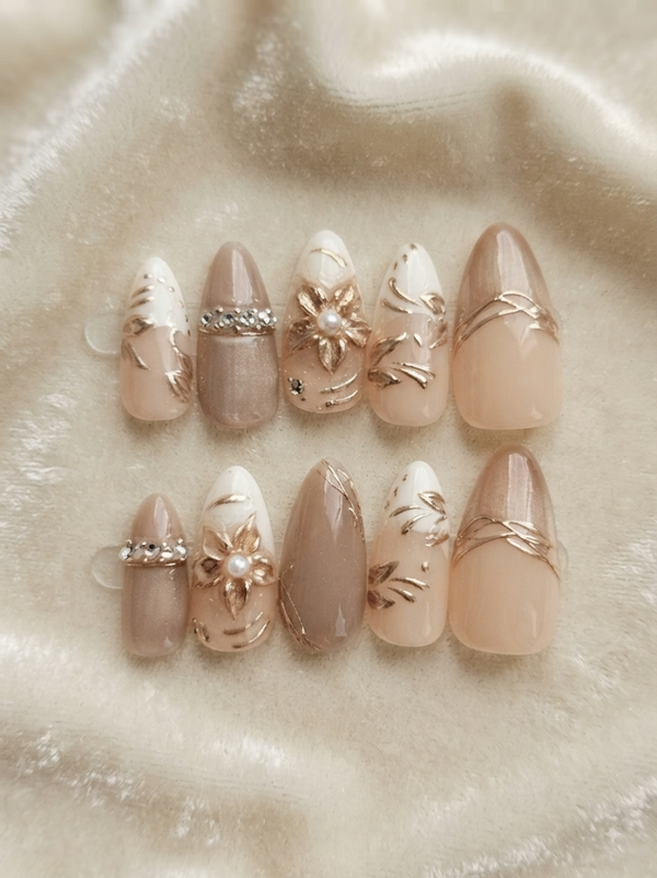 Press on nails best nude