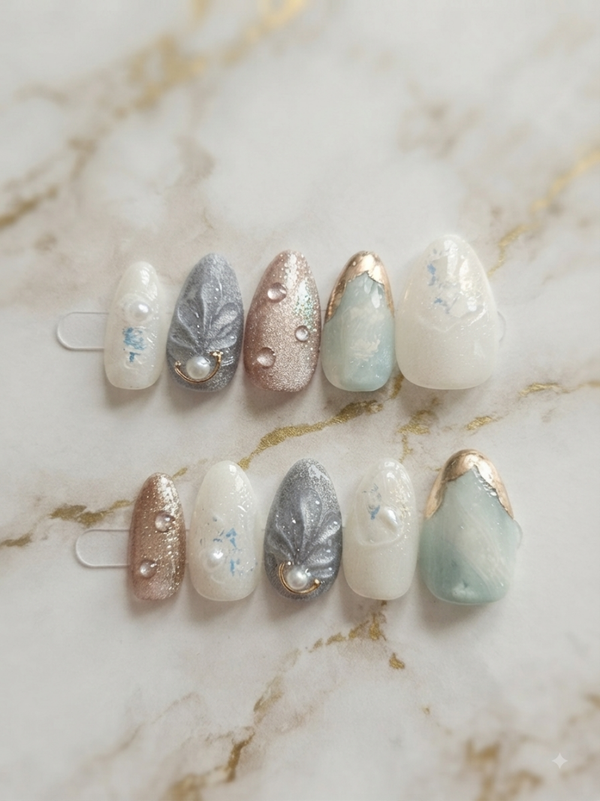 Press on nails gently soft