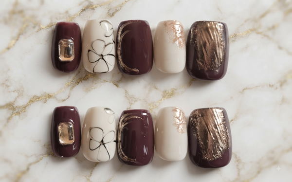 Press on nails Autumn