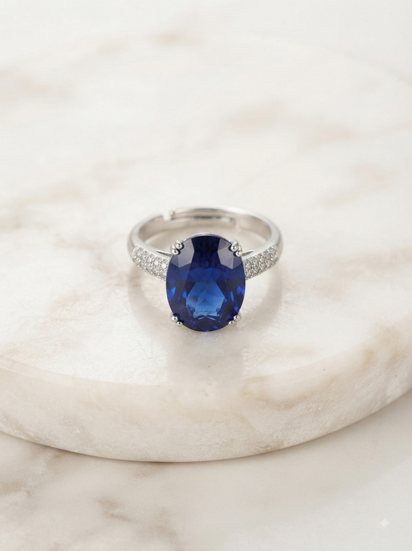 Royal blue ring