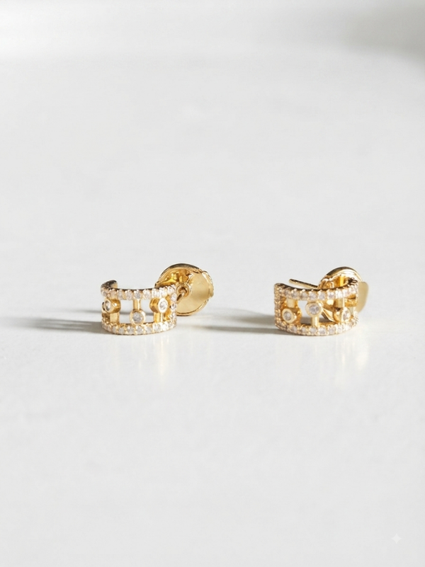 Earrings Beer gold