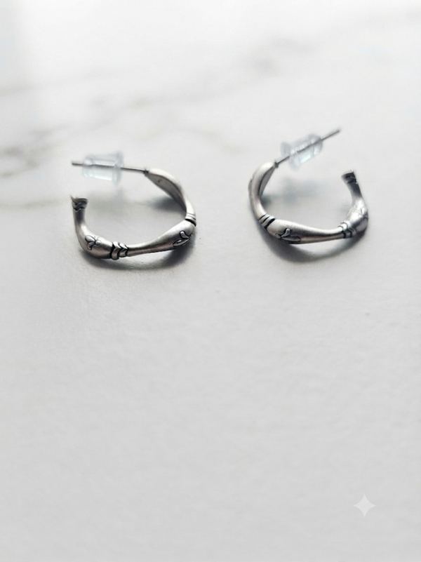 Earrings silver vintage
