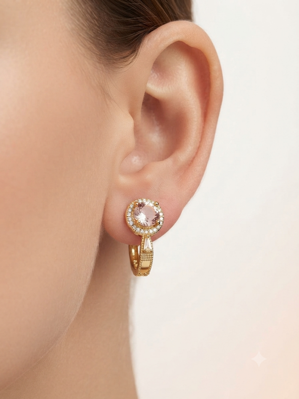 Earrings pink
