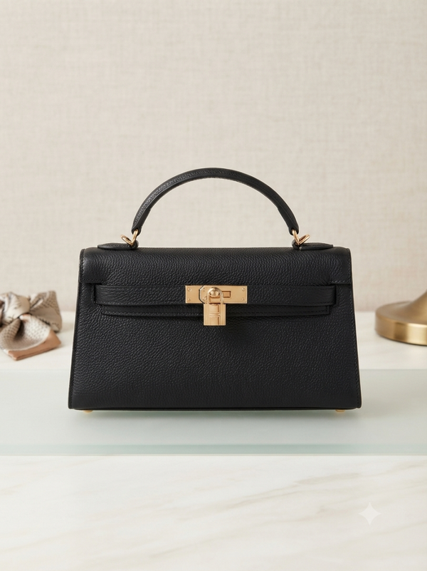 Bag Kelsey zwart 100% leer
