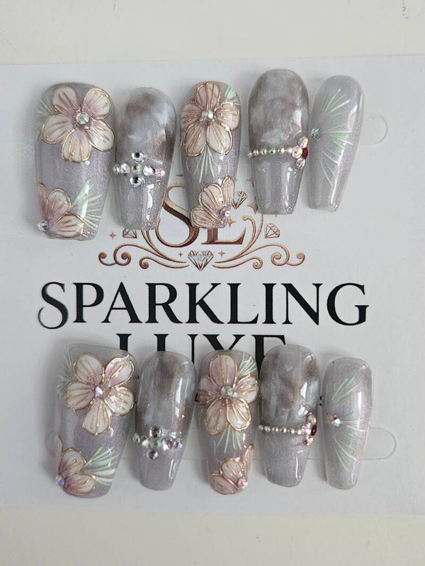 Press on nails 55 medium