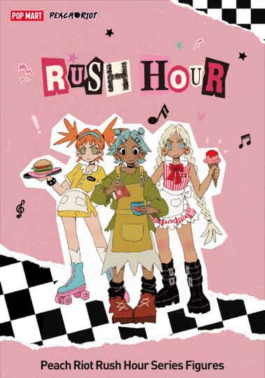 POPMART Peach Riot Rush Hour figure