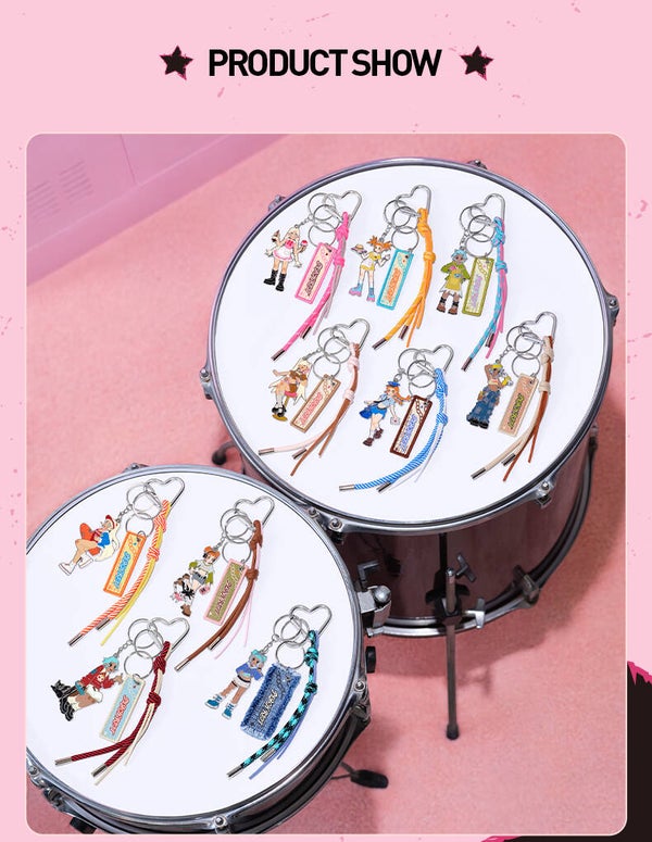 POPMART Peach Riot Rush Hour keychain