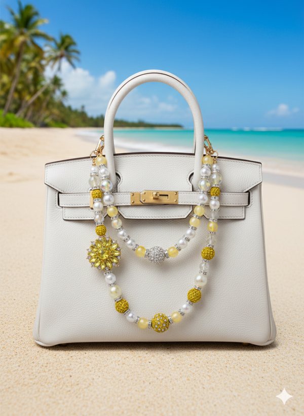 Handmade Luxury BagChain Yellow