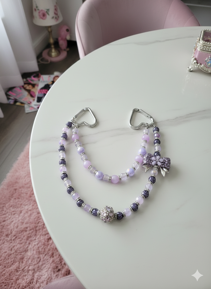 Handmade Luxury Bagchain Purple Rain