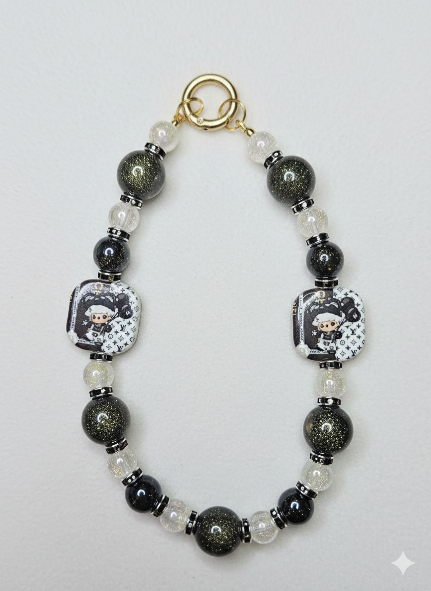 Dimoo x lulu phone wristlet