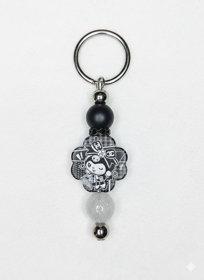 Kuromi x cc keychain