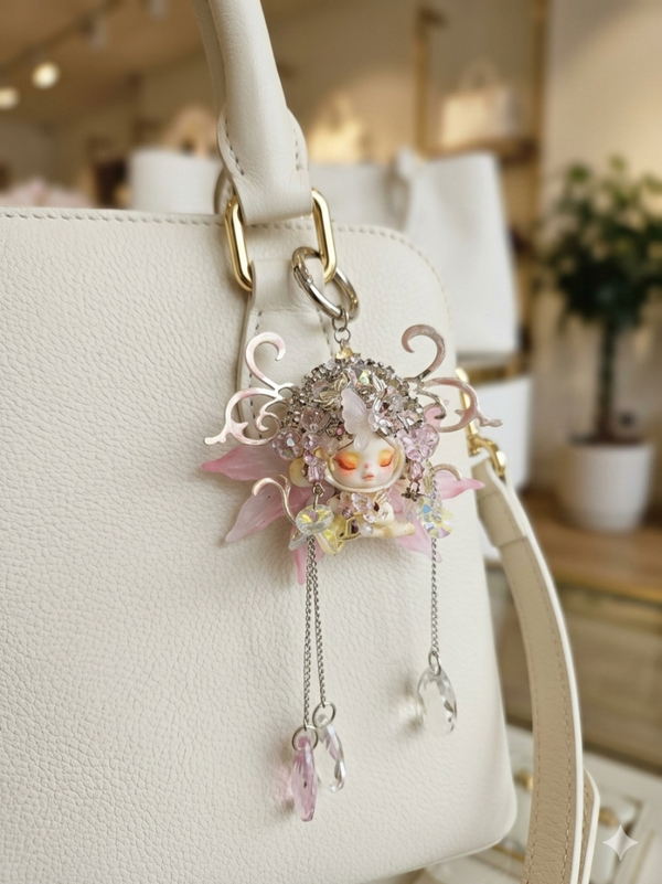 Luxury Skullpanda keychain bagcharm