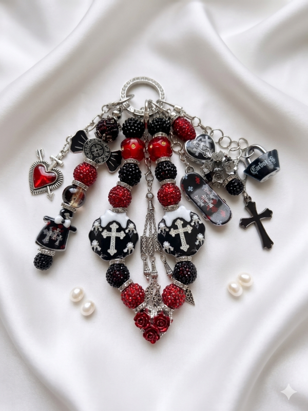 Handmade Bagcharm luxury cross