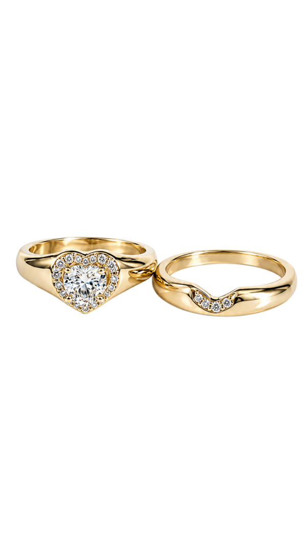 Ring Double love 56