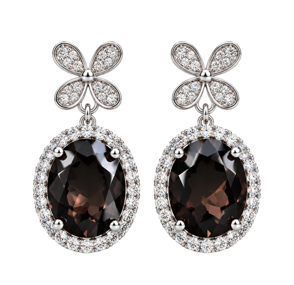 Smoky quartz 925