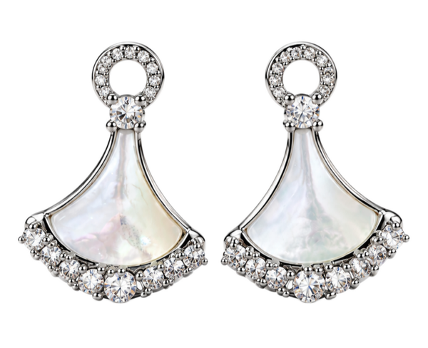 White shell 925 silver