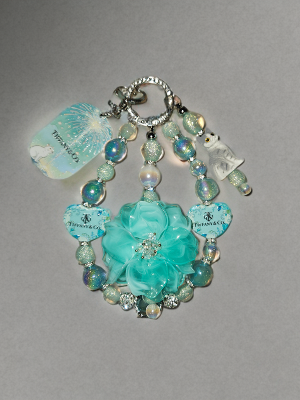 Handmade bagcharm Tiffany