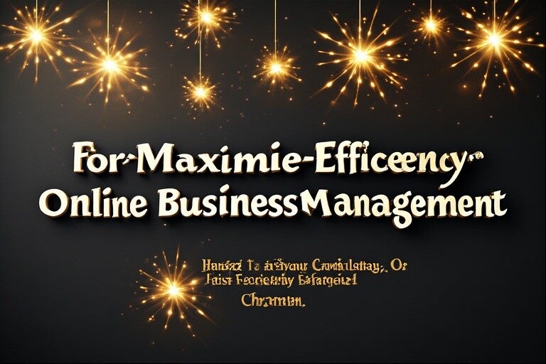 For-Maximum-Effciency-Online-Business-Management PLR e-book