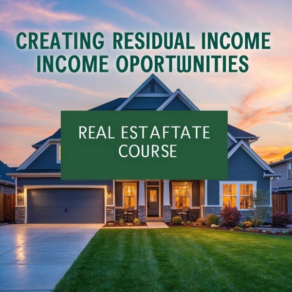 Creating Residual Income Opportunities in Real Estate Course.