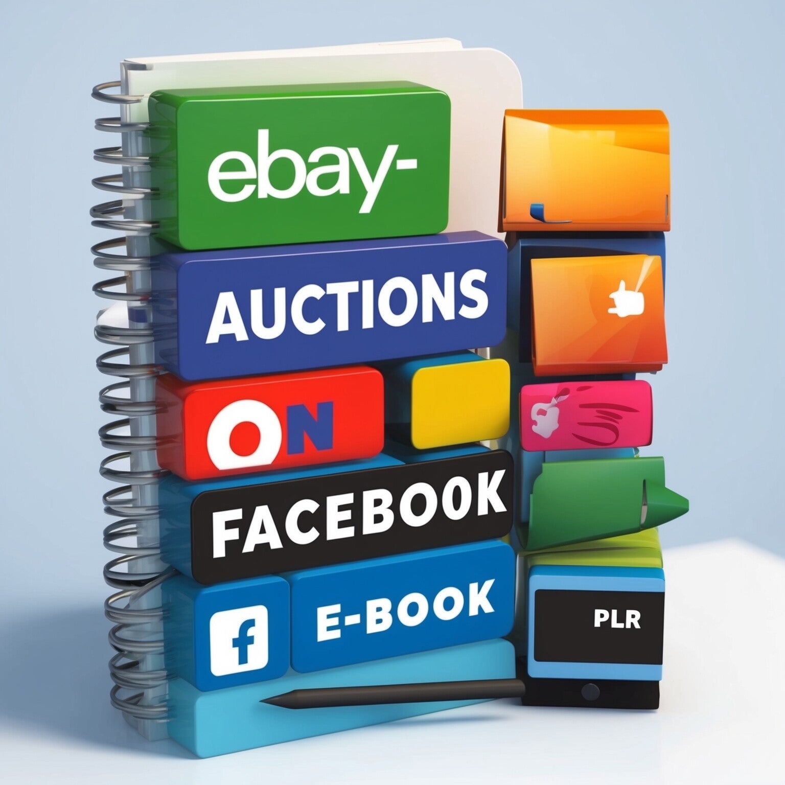 eBay-Auctions-On-Facebook PLR e-book