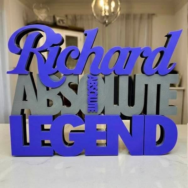 Custom Personalised Absolute Legend sign