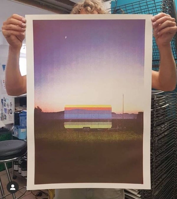SÉRIGRAPHIE VAN MIDI 50x70 cm