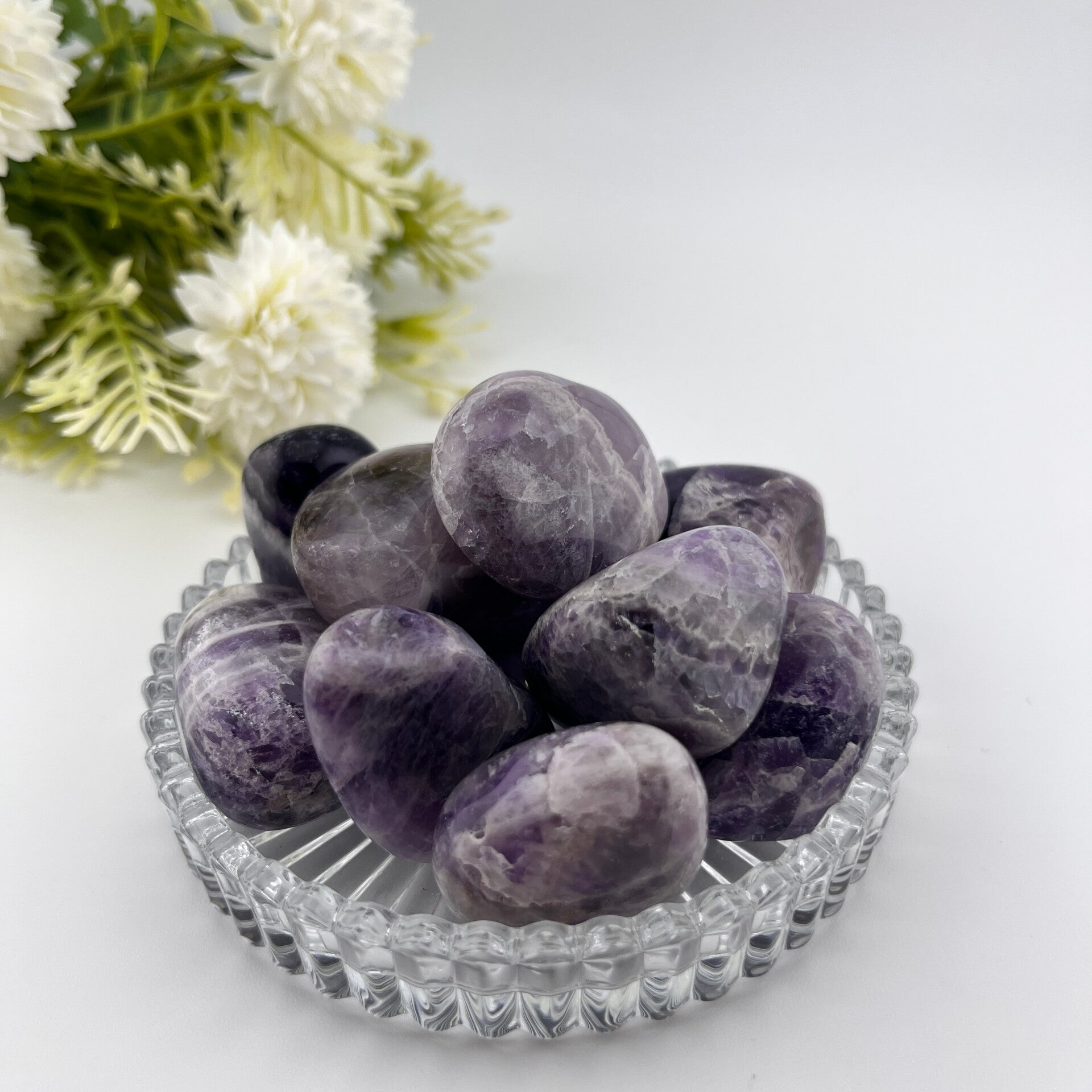 Trommelstein Amethyst Sambia