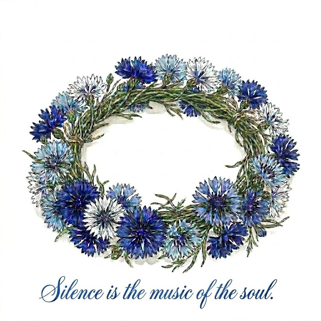 Silence is the music of the soul  (  Coming soon )