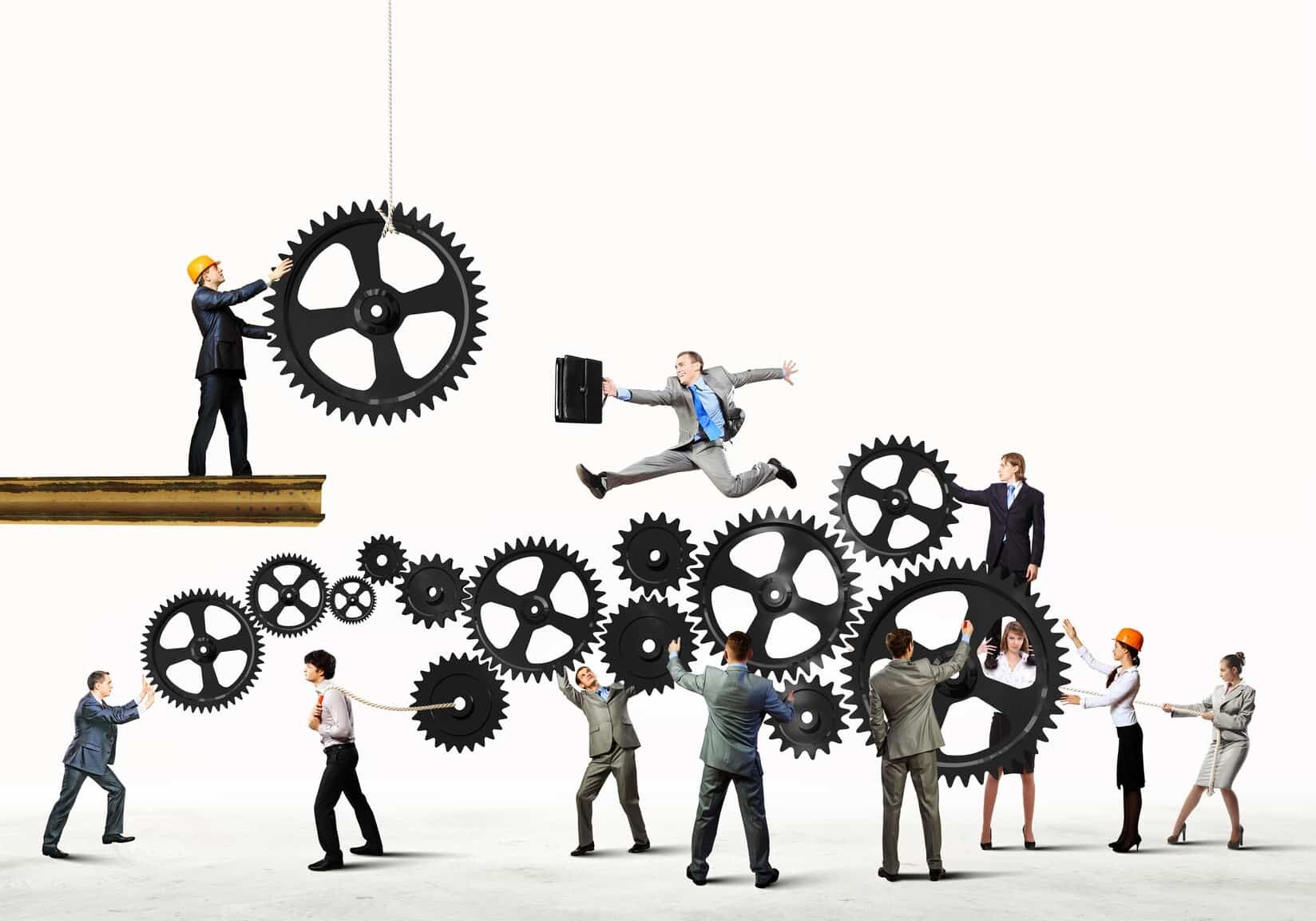 Illustration organisation et flux de travail en cuisine, bar et salle - offre W&Co Business Coaching