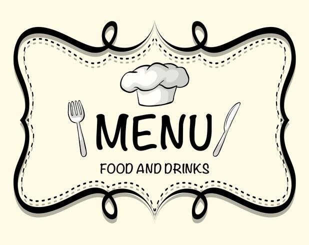 Illustration menu carte restaurant - section Vos cartes, offre W&Co Business Coaching