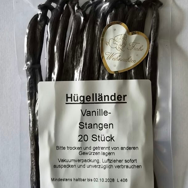 Vanille Bourbon Vanillestangen 20 Stück