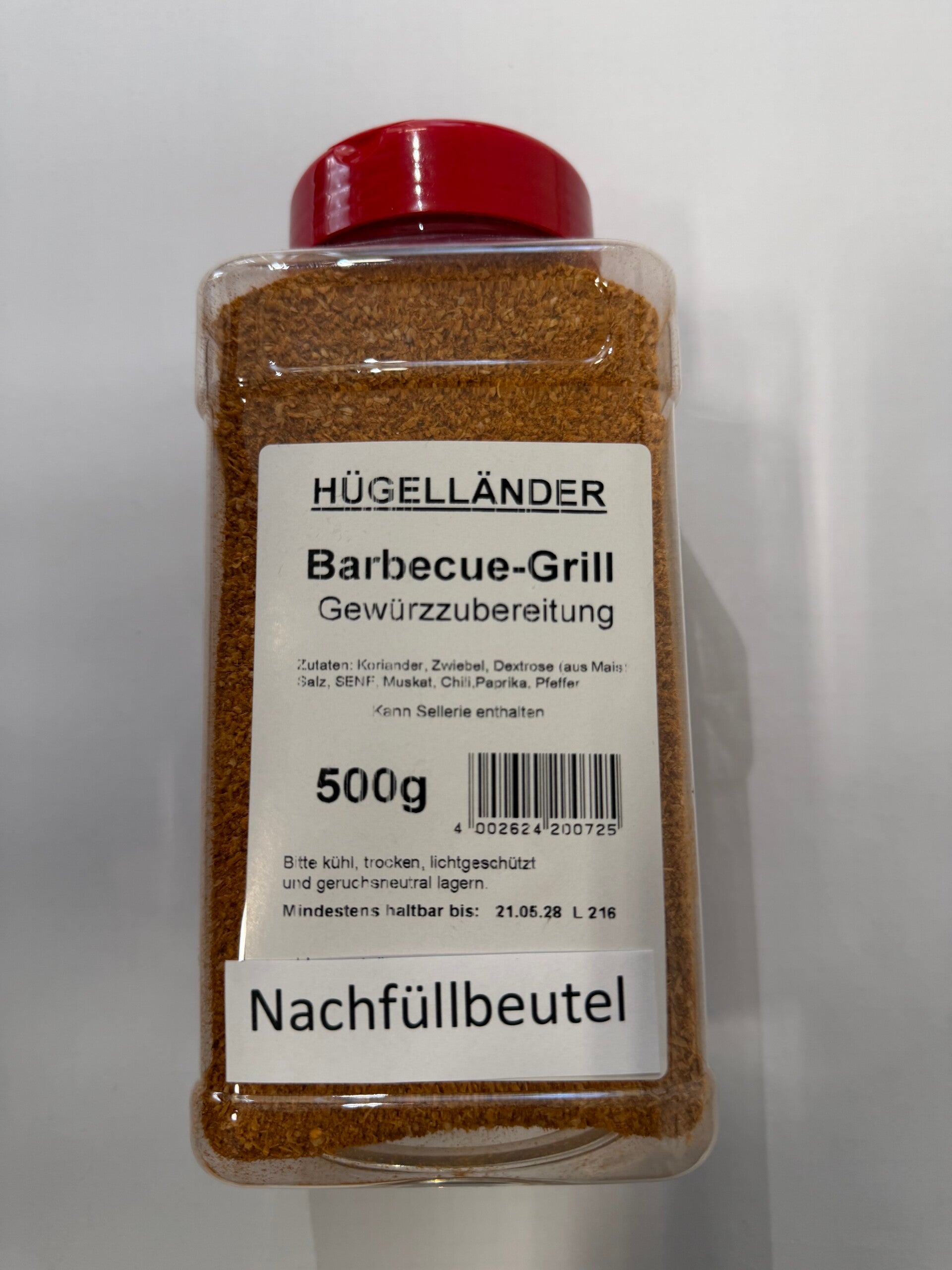 Barbecue-Grill Gewürzzubereitung 500g GV-Streuer
