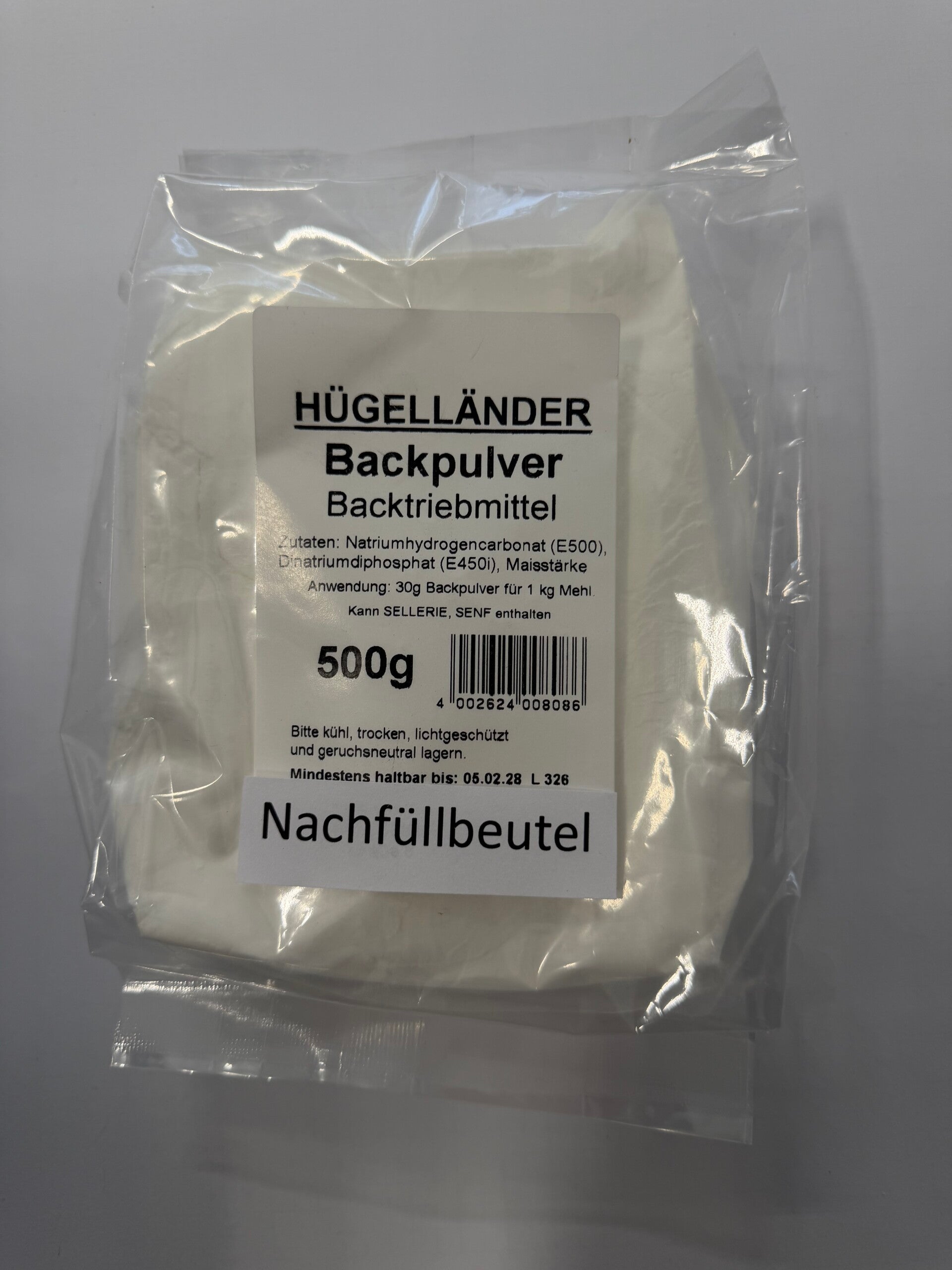 Backpulver 500g