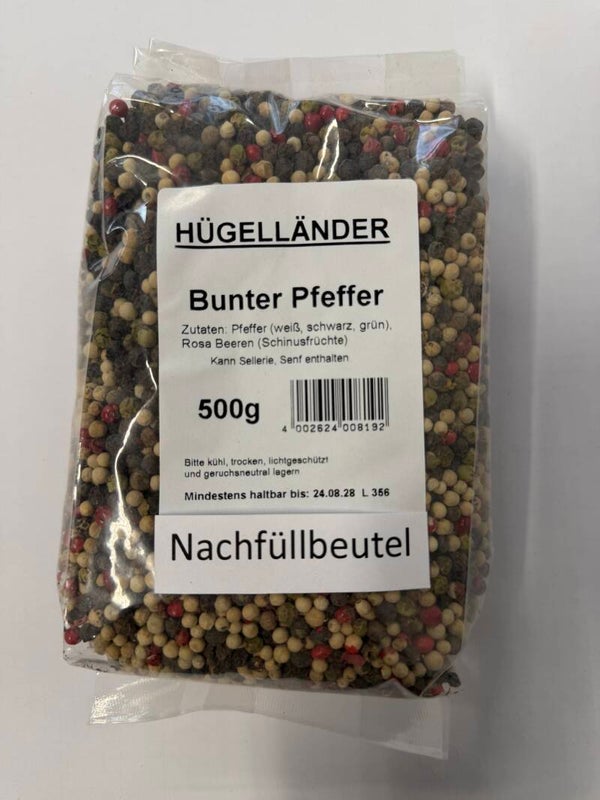 Bunter Pfeffer ganz 500g