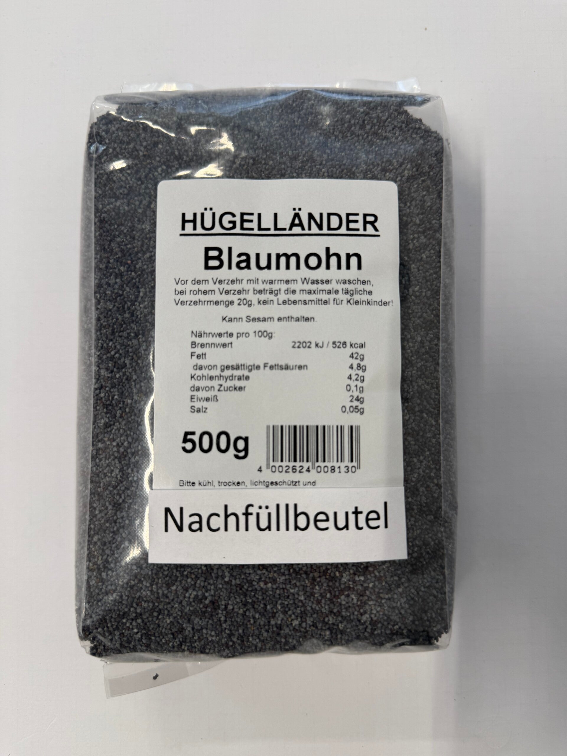 Blaumohn ganz 500g