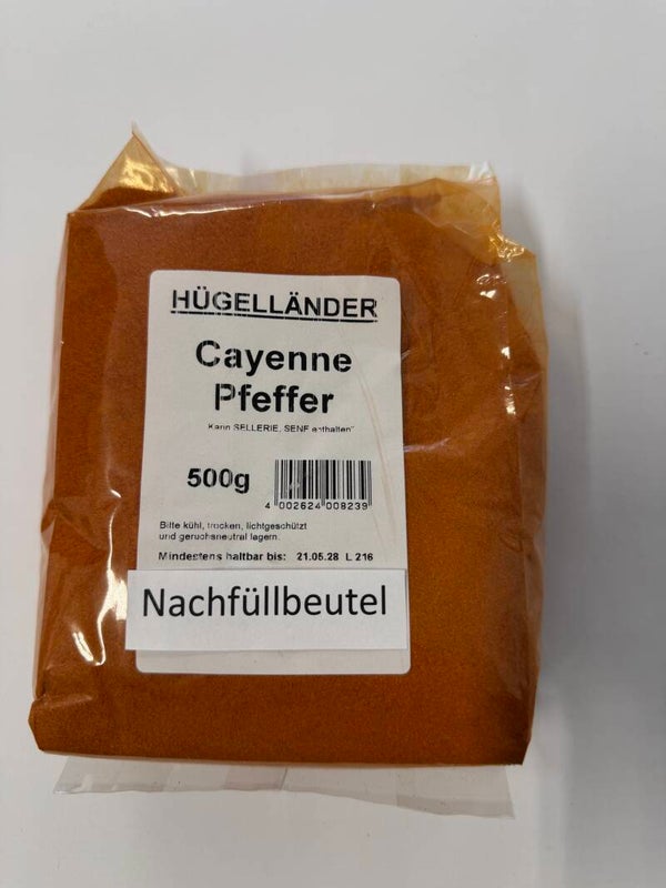 Cayenne Pfeffer 500g