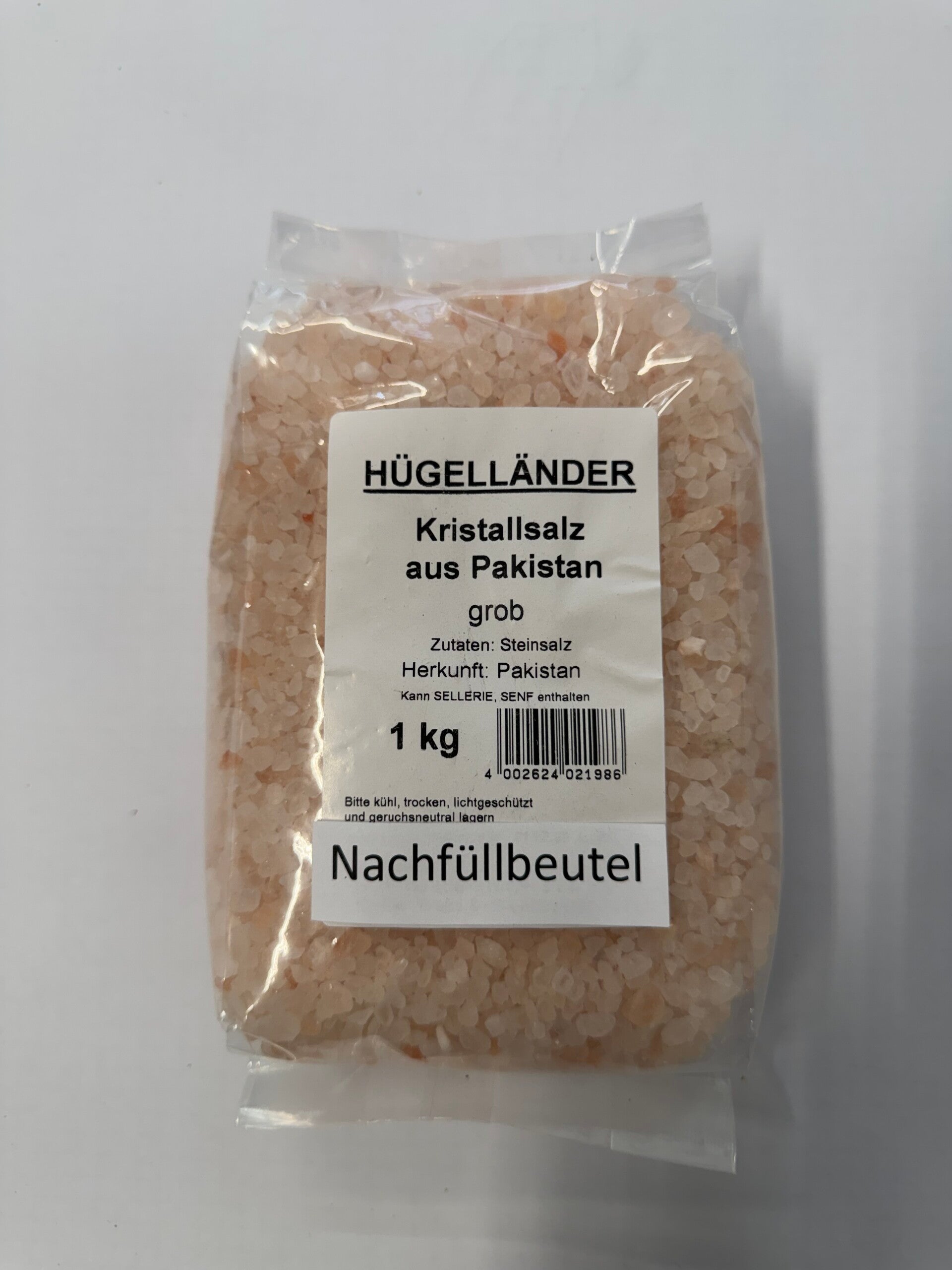 Kristallsalz Rosa/Himalaya Salz grob 1 Kg