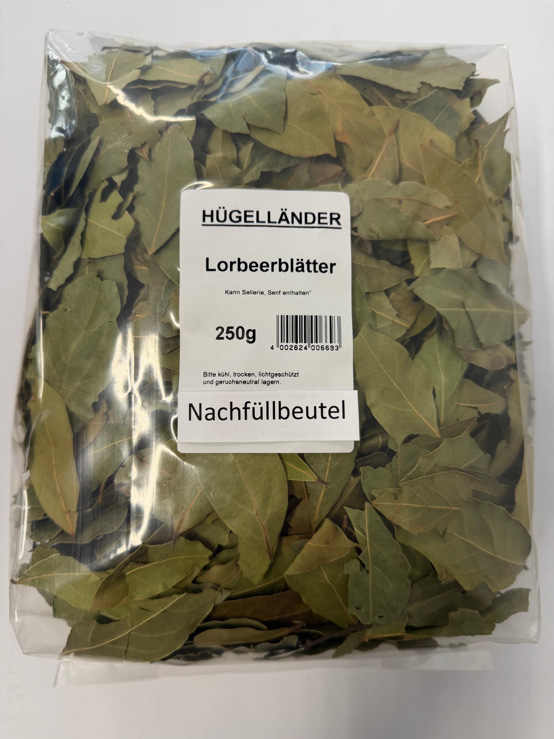 Lorbeerblätter ganz, getrocknet 250g